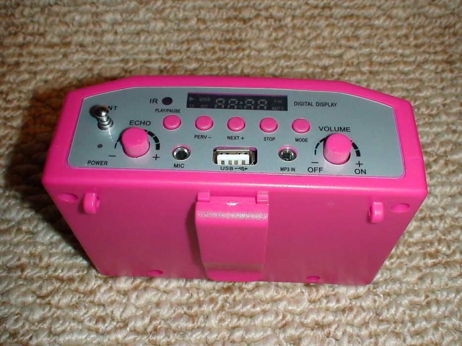 Микрофон-гарнитура+усилитель+динамиком+модератор голоса. 5 в 1