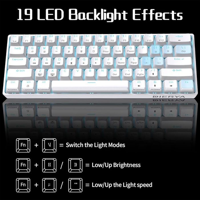 Teclado mecanico DIERYA DK61SE
