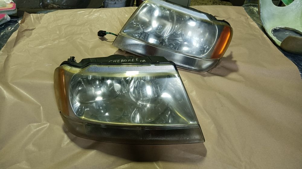 Ótica jeep grand Cherokee farol 2001 óptica original