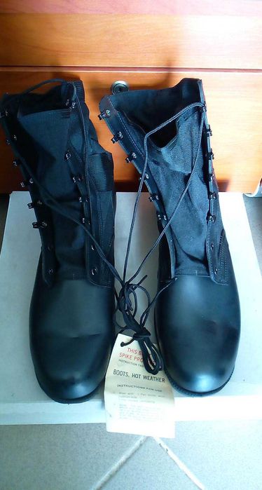 Buty US Army Jungle Panama Czarne r.13 R / wkładka 31,5cm