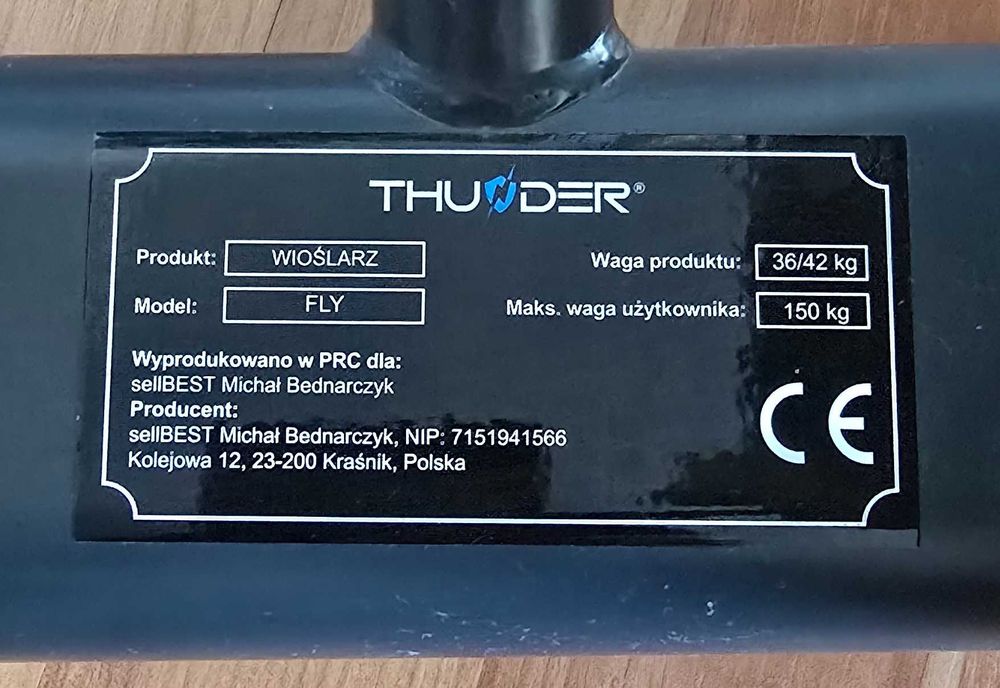 Wioślarz 150kg powietrzny magnetyczny ergometr