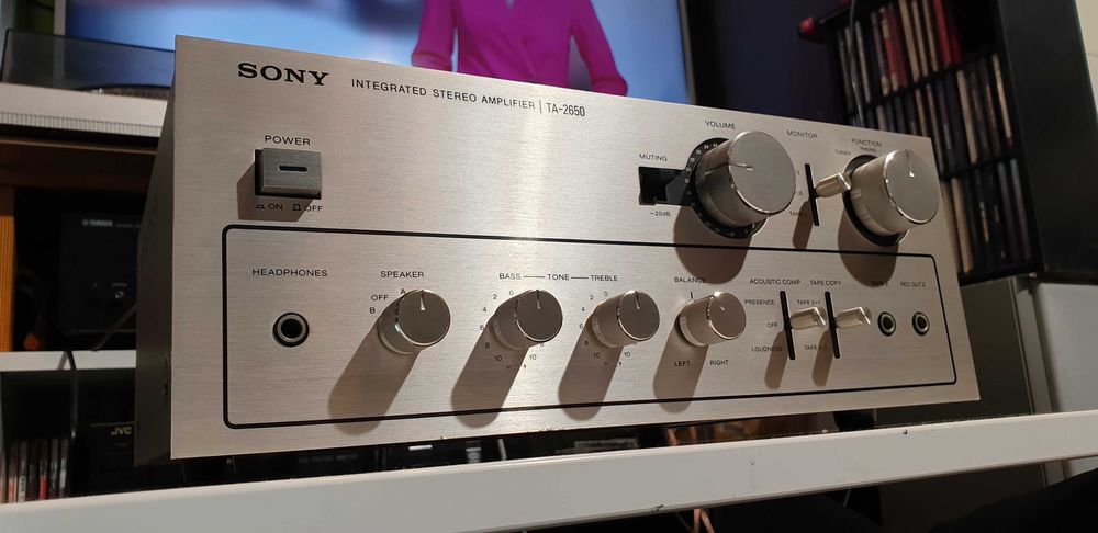 Sony TA-2650 Amplifer, Wzmacniacz stereo,vontage, super stan