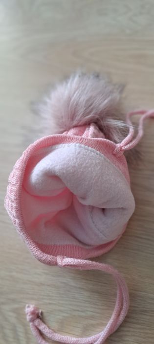 Шапочка для дівчинки, 3-6 міс