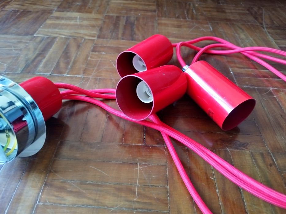 Aplique de tecto para  3 lâmpadas