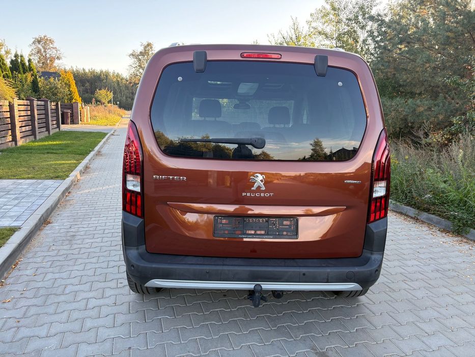 Peugeot Rifter GT-LINE mega kolor Webasto alu szklany dach Diesel 130 km Opłacony