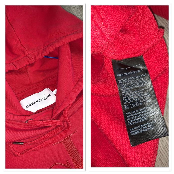 Calvin Klein худі червоний L/XL