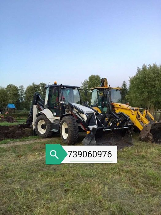 MORĄG Wyburzenia Młotem koparka niwelacje przyłącza  usługi