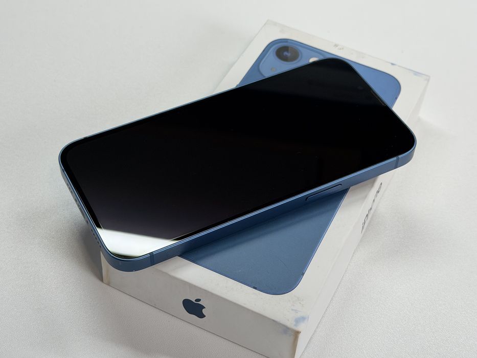 iPhone 13 128 GB Niebieski#BDB#Bateria 100%#Komplet #Apple#