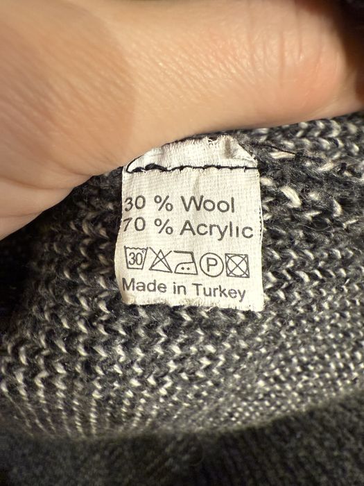 Używany sweter męski, rozmiar L/XL, 30% wełny