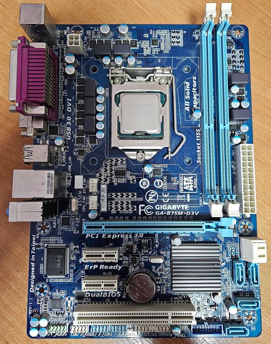 Płyta główna Socket 1155, procesor Pentium G2020, DDR3 GOOD RAM 2x4 GB