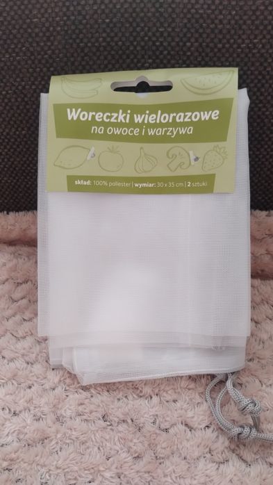 Woreczki wielorazowe na owoce i warzywa