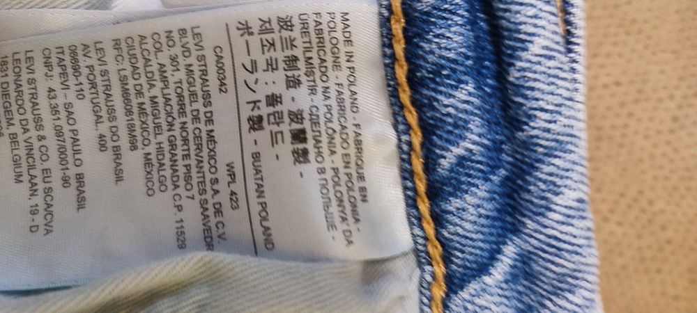 Мужские джинсы Levis
