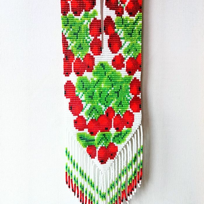 Гердан українські прикраси з бісеру