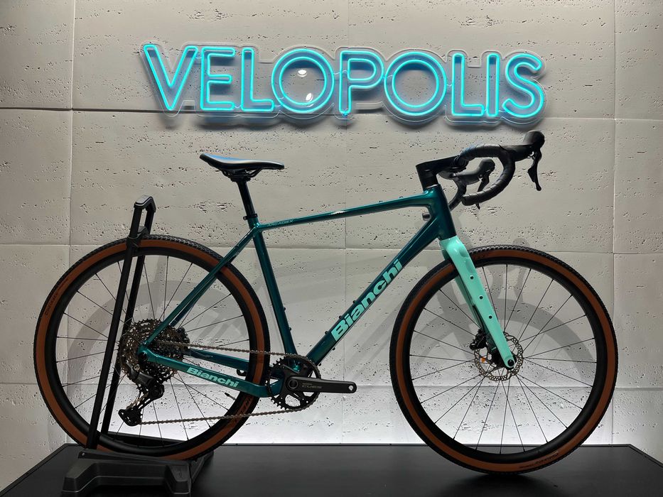 Nowy rower gravel Bianchi Arcadex AL 2026 CUES Celeste VELOPOLIS RATY 0%