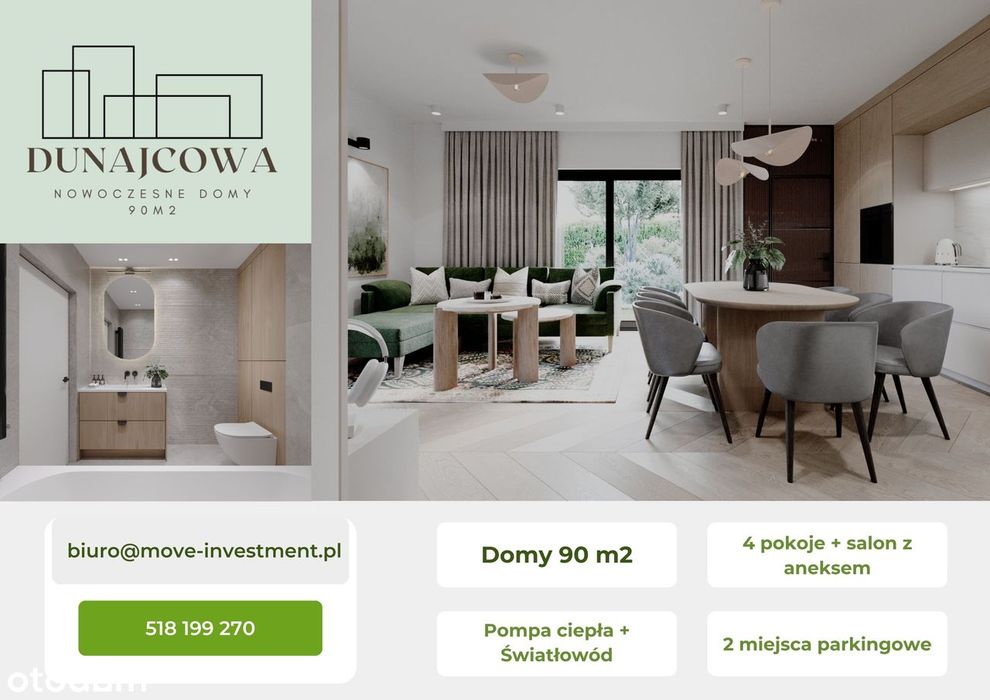 Domy Dunajcowa 90m2 II ETAP - Sierpień 2026