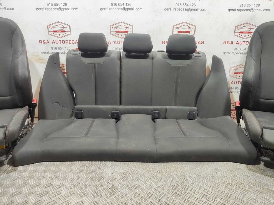 Conjunto Bancos Tecido BMW Série 1 F21 3 Portas Sport Line Pré LCI 2011 a 2015 Original