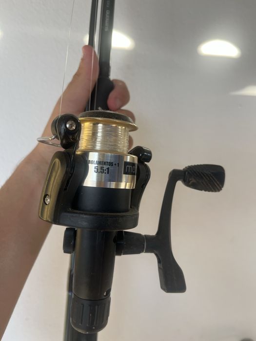 cana de pesca para achega