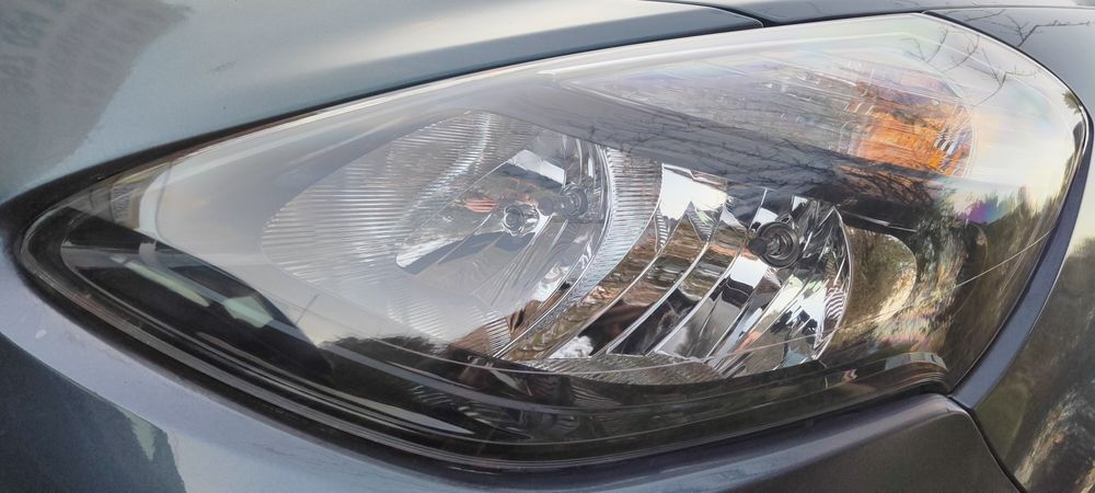 Polimento faróis polimerização