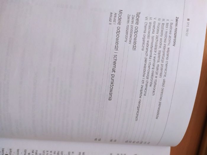 Chemia, testy dla maturzysty, nowa matura, Operon