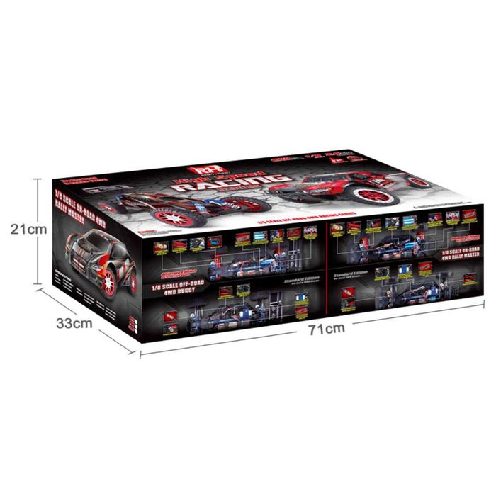 Remo Hobby RALLY MASTER 8085 1/8 RTR 4WD Радіокерована машинка Оригіна