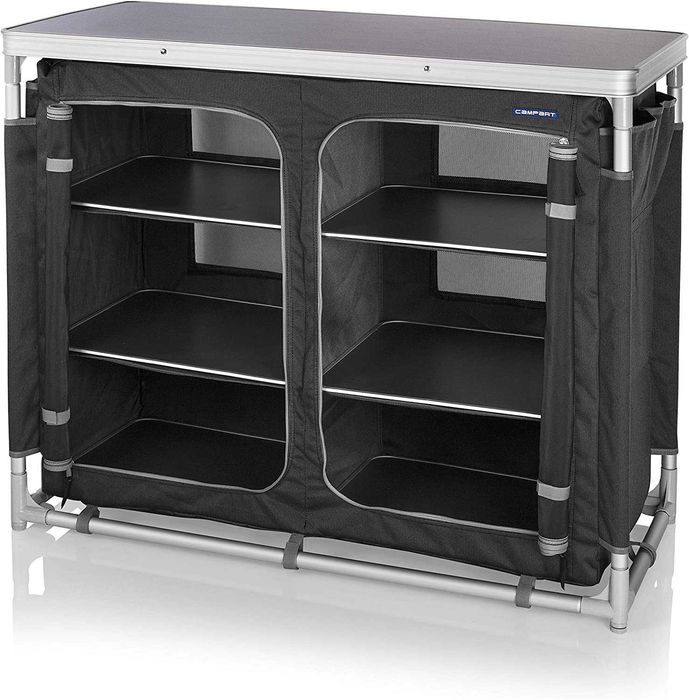(CAMPART Travel) Armário para campismo 82 cm de altura, novo