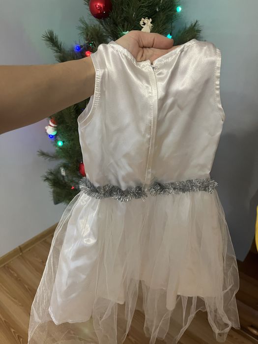 Платье  снежинка
