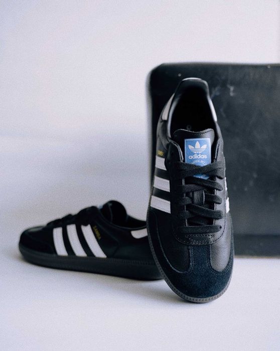 czarne adidas SAMBA damskie obuwie samba oryginalne sneakersy R.39