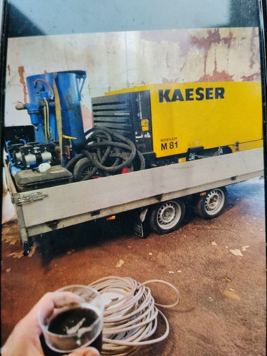 Kaeser M81 2019 rok stan jak nowy piaskarka zestaw
