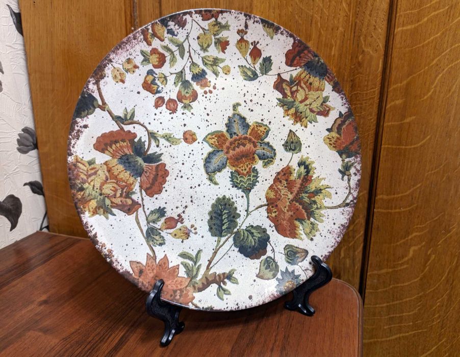 Интерьерная, декоративная тарелка,  26 см.