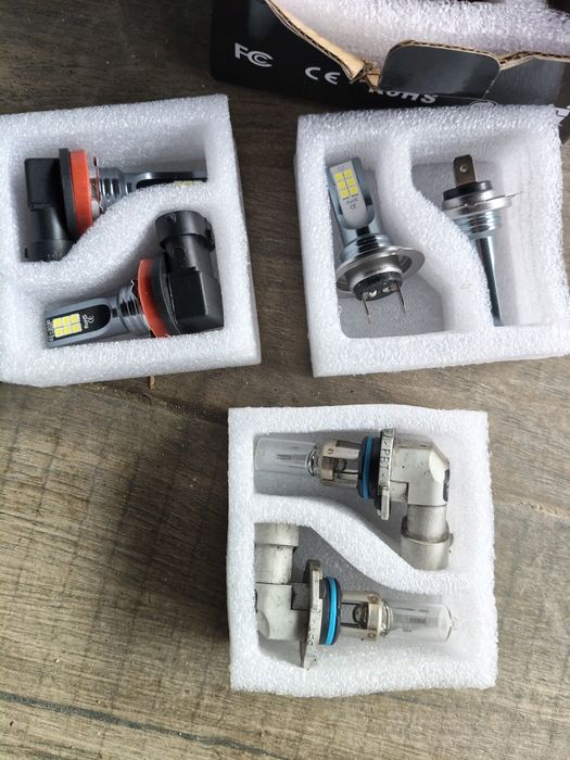 Lâmpadas led auto e moto
