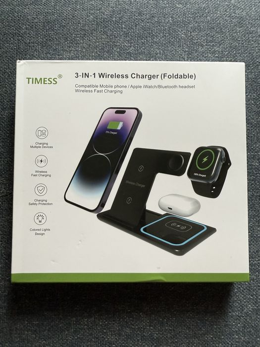3-in-1 Wireless Charger - Phone, Smart Watch, Headphones64585625544833120