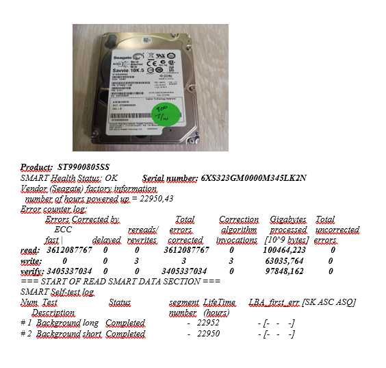 HDD Savvio ST9900805SS 900GB SAS  10K -серверна надійність у вашому ПК