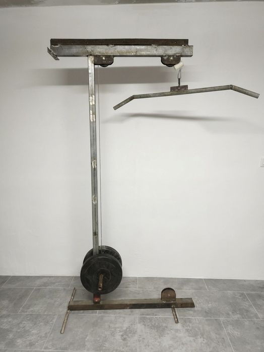 Máquina Musculação Caseira (Polia Alta e Baixa)