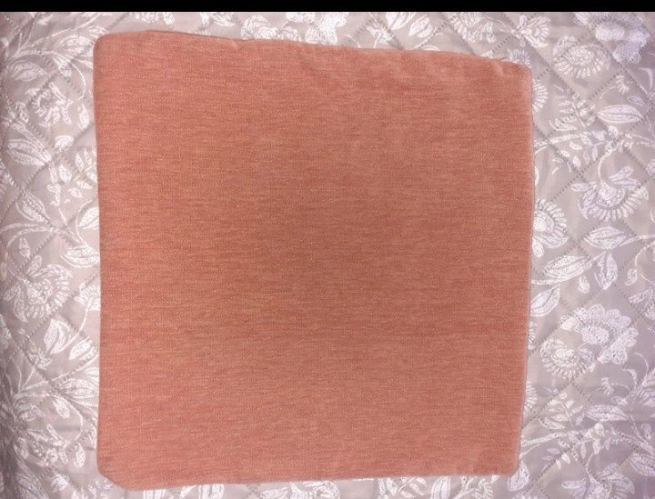 Conjunto de 2 capas de almofada laranja