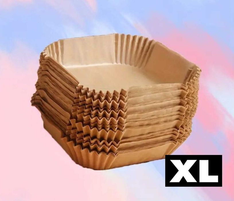 XL! Пергаментні форми для аерогрилю 20 (24)х4.5 см, 50! штук в уп.