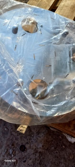Lampa wiszaca z krysztalkami