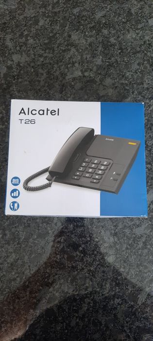 Alcatel T26 telefon stacjonarny analogowy czarny
