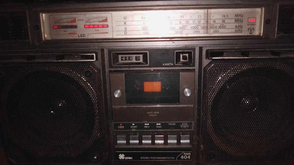 Magnetofon kasetowy ZRK RMS 404 (PRL)