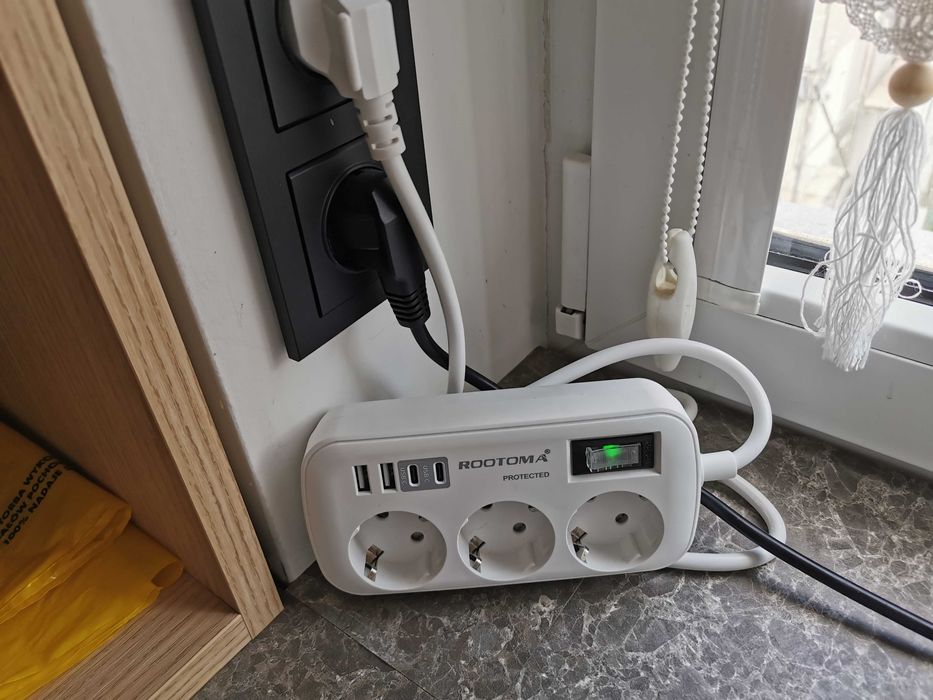 Listwa zasilająca 7 w 1 nowa z usb