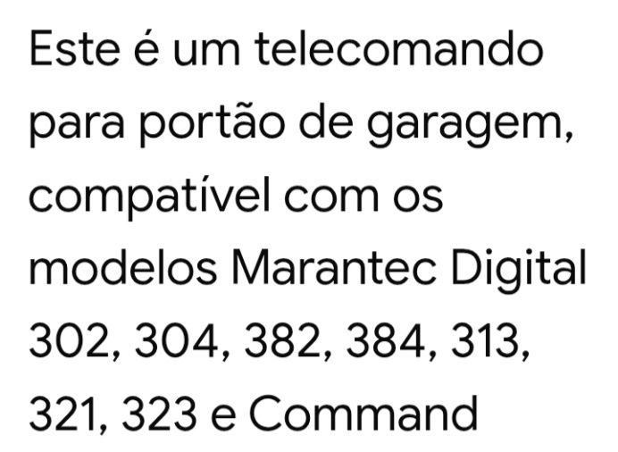 2 Comandos de portão