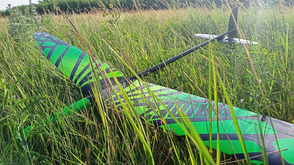 Спортивная авиамодель из карбона, класс модели F3K, Bamf2 Armsoar