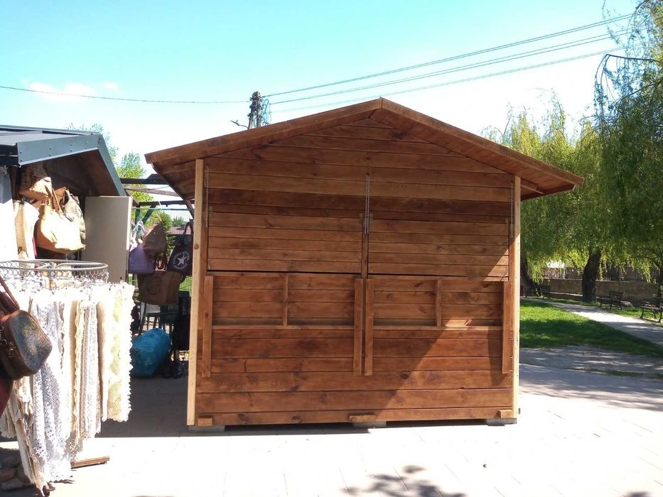 Domek  drewniany handlowy, tanio
