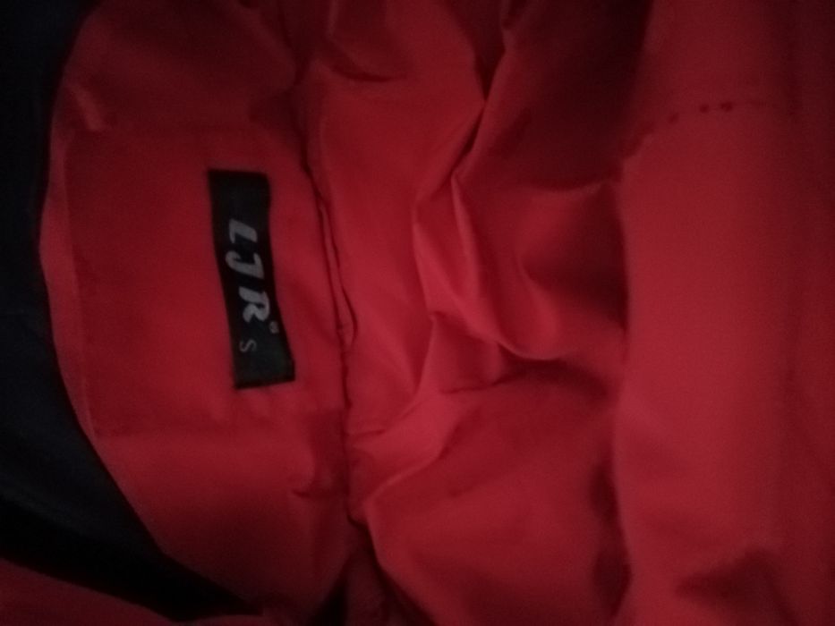 Parka damska S czerwona