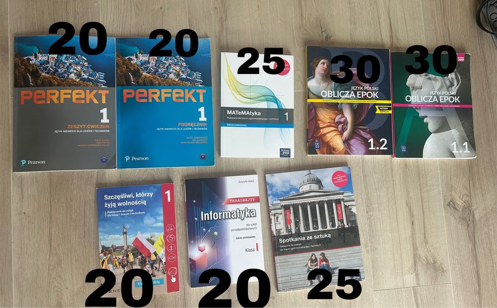 Podręczniki do 1 klasy liceum