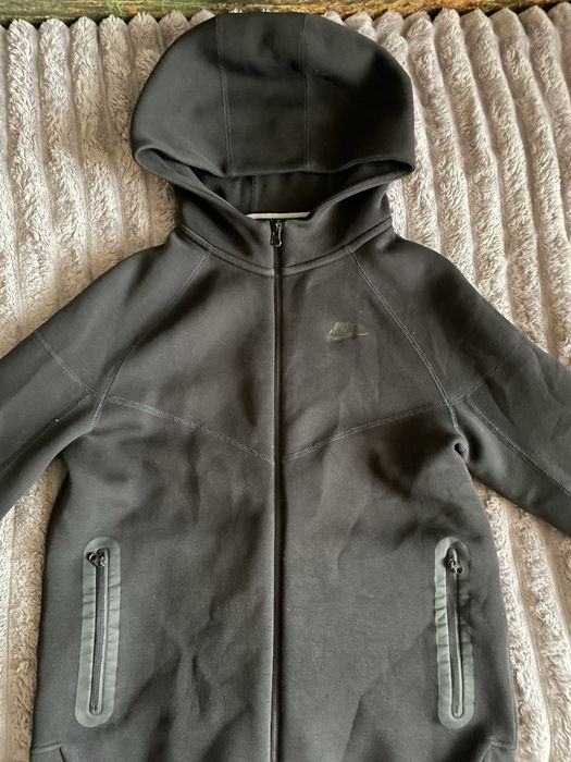 Кофта Nike teech fleace темно сіра ОРИГІНАЛ