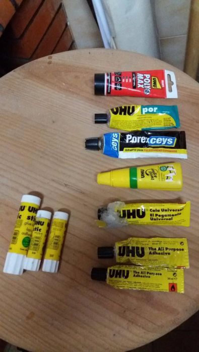 Fita Colas de dupla face e colas