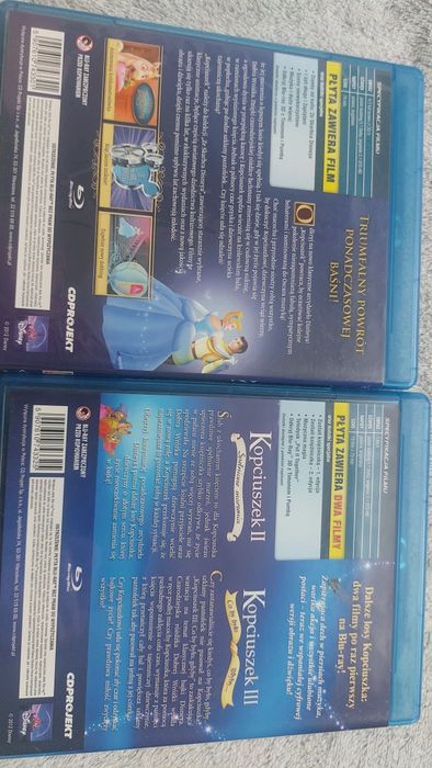 Trylogia Kopciuszek na bluray Disney