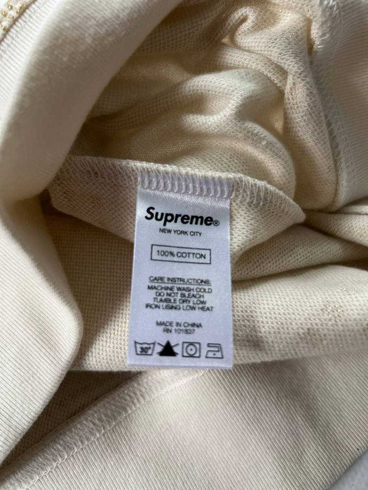 Кофта Supreme metallic jacquard crewneck