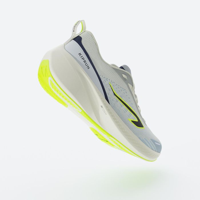 Sapatilhas de Corrida Homem Cushion 500 Branco/Amarelo