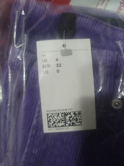 H&M Devided вельветові брюки